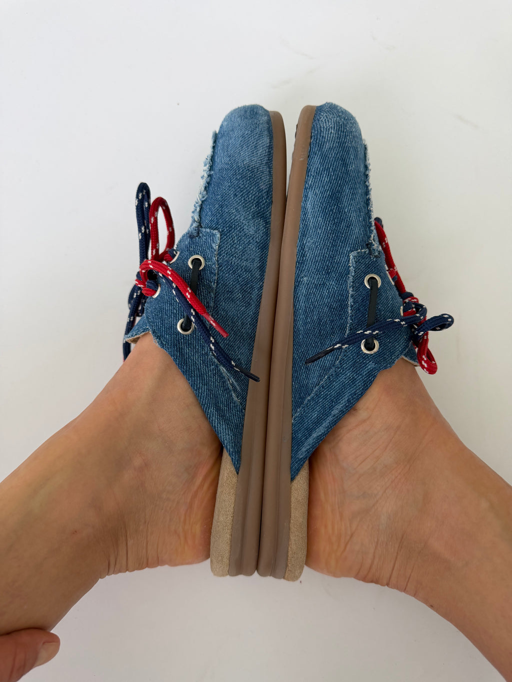 PAYasma loafers denim lace