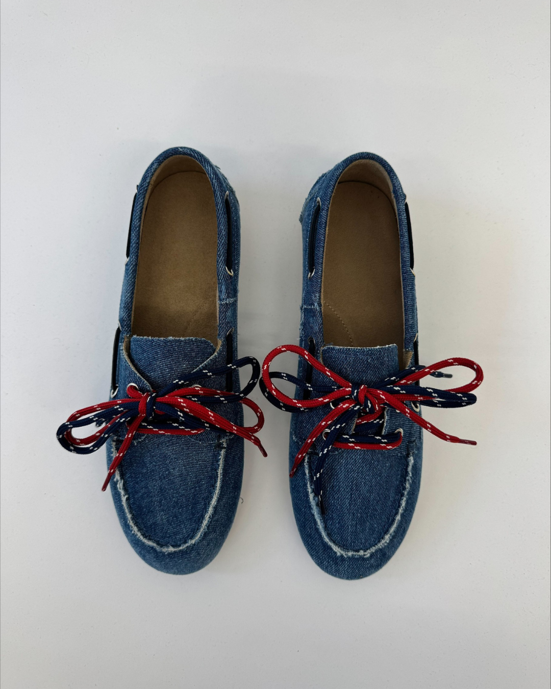 PAMarin loafers denim lace