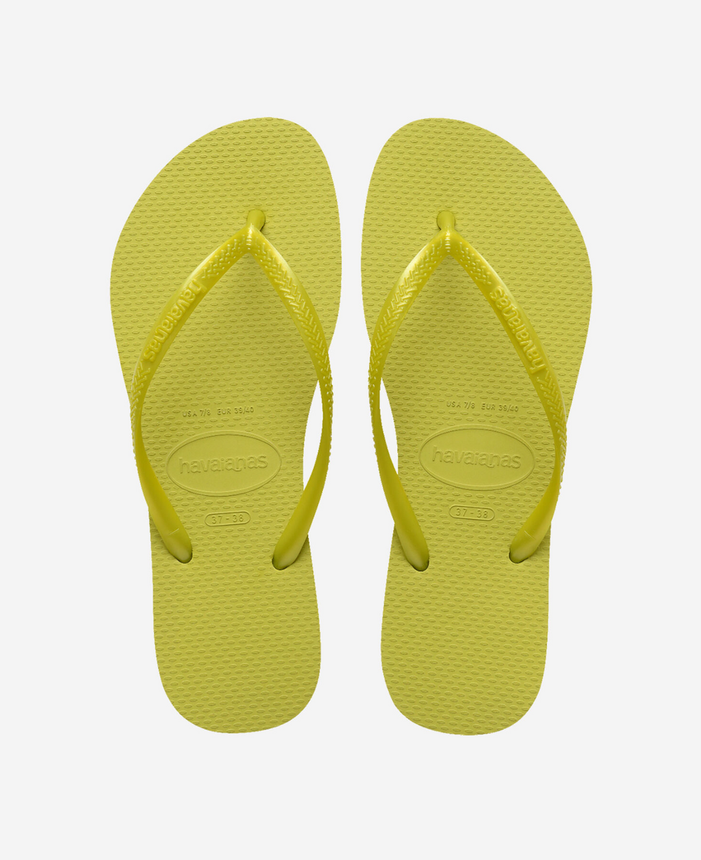 Havainas slim fit wild lime