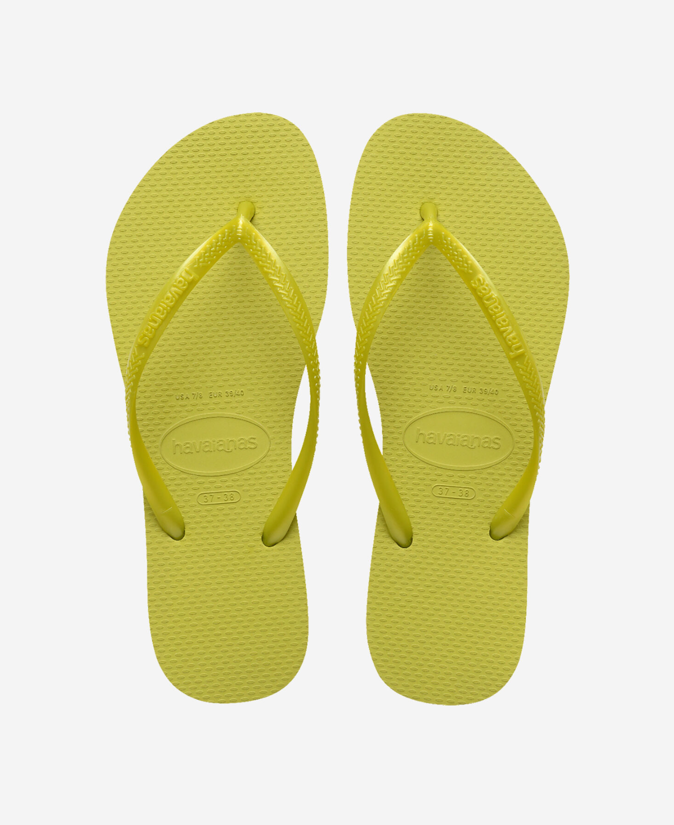 Havainas slim fit wild lime