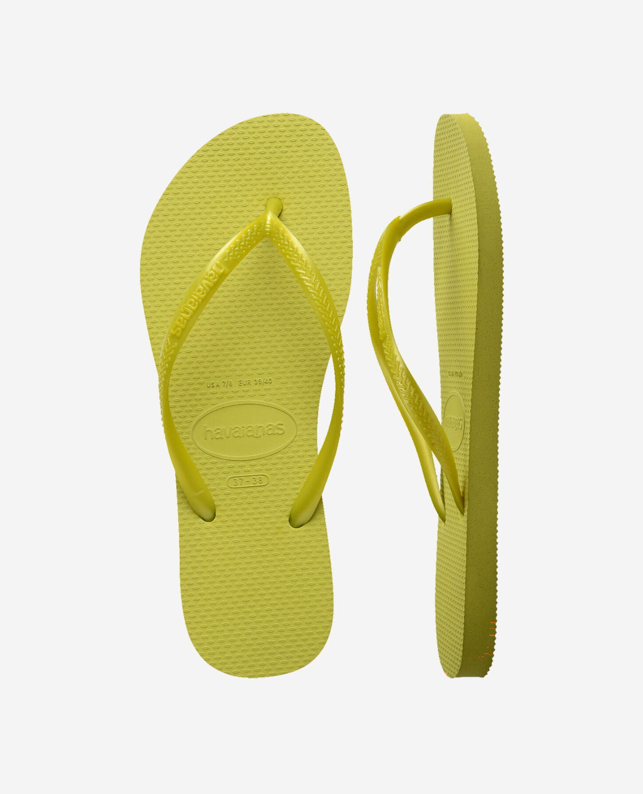 Havainas slim fit wild lime