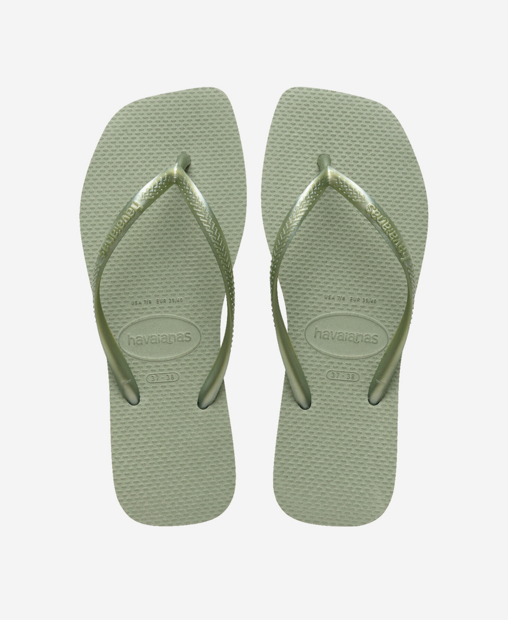 Havaianas slim fit square smoke green