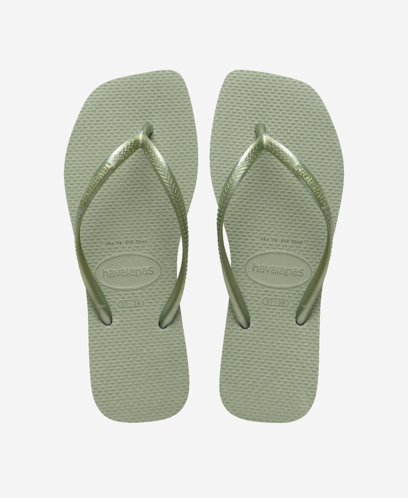 Havaianas slim fit square smoke green
