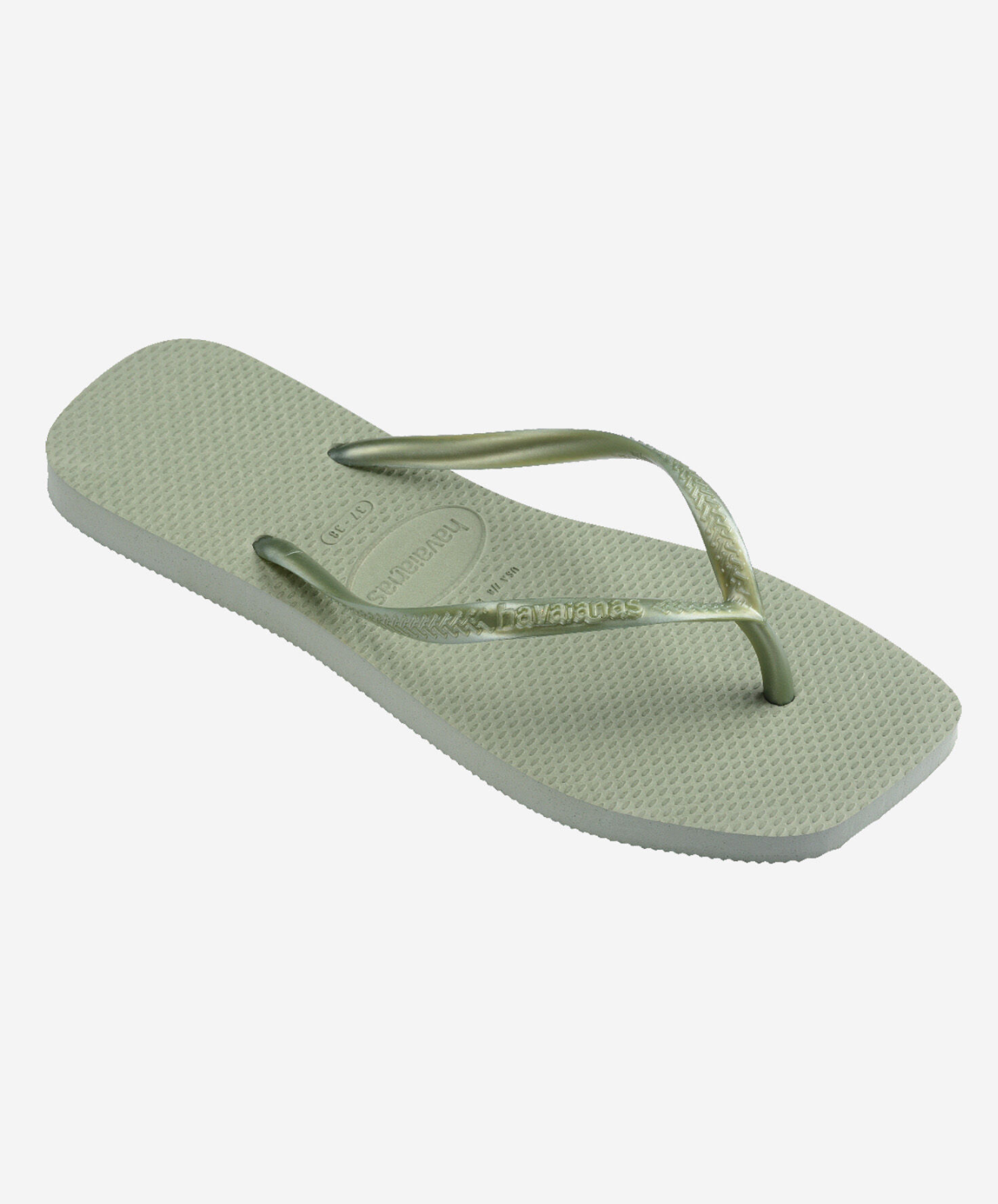 Havaianas slim fit square smoke green