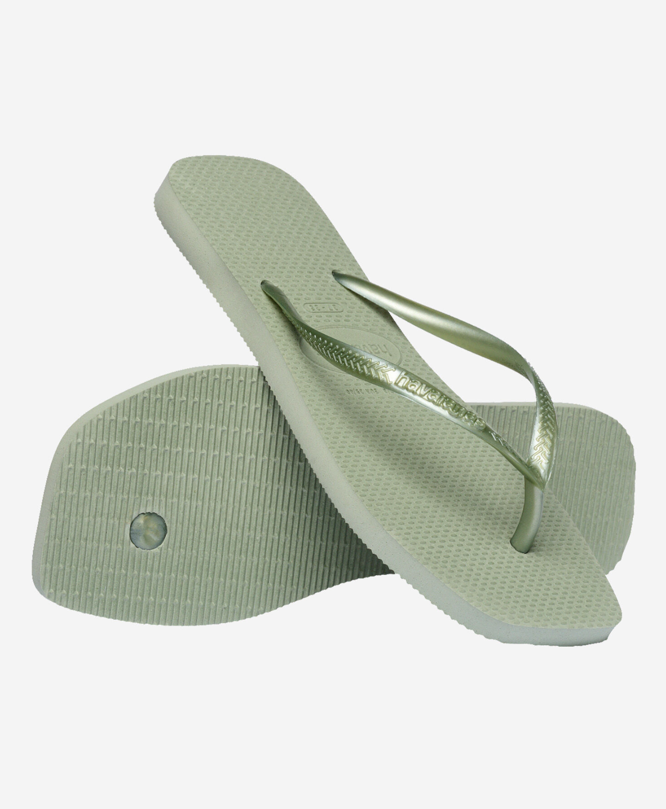 Havaianas slim fit square smoke green