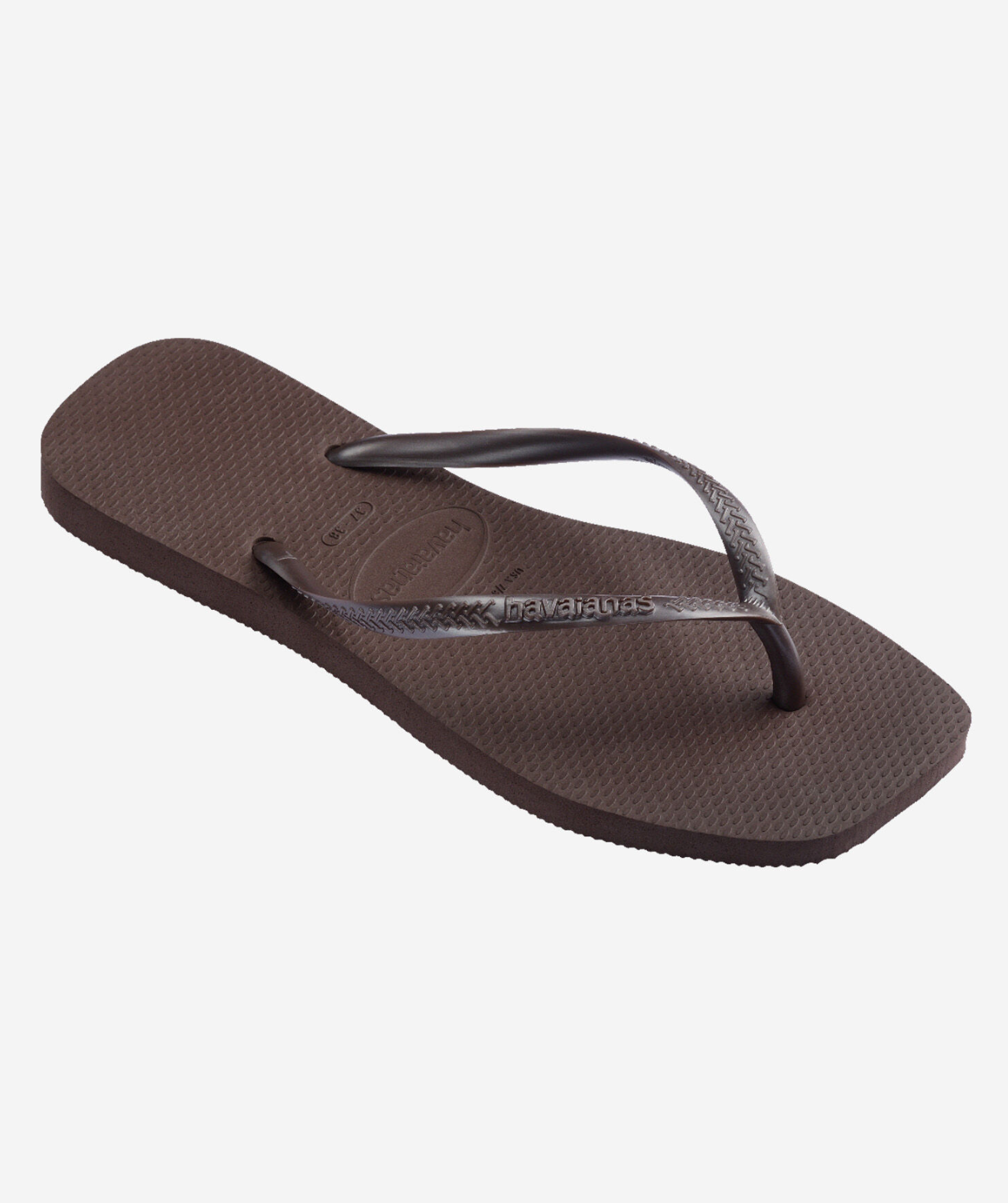 Havaianas slim fit square dark brown