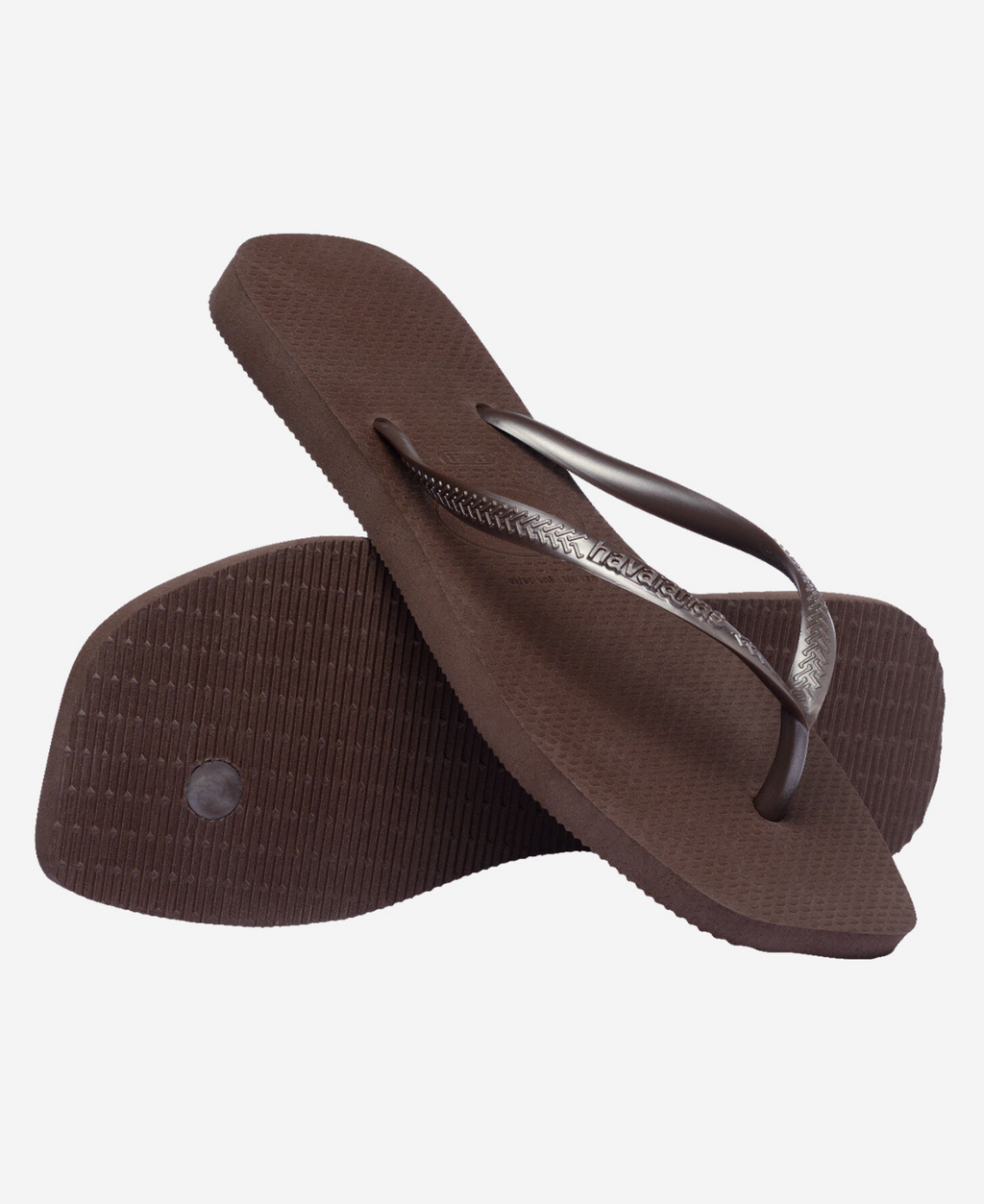Havaianas slim fit square dark brown