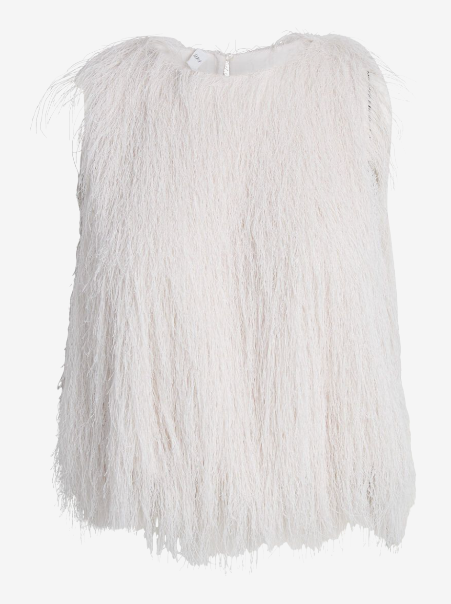 YASFrikke SL fringe top pristine