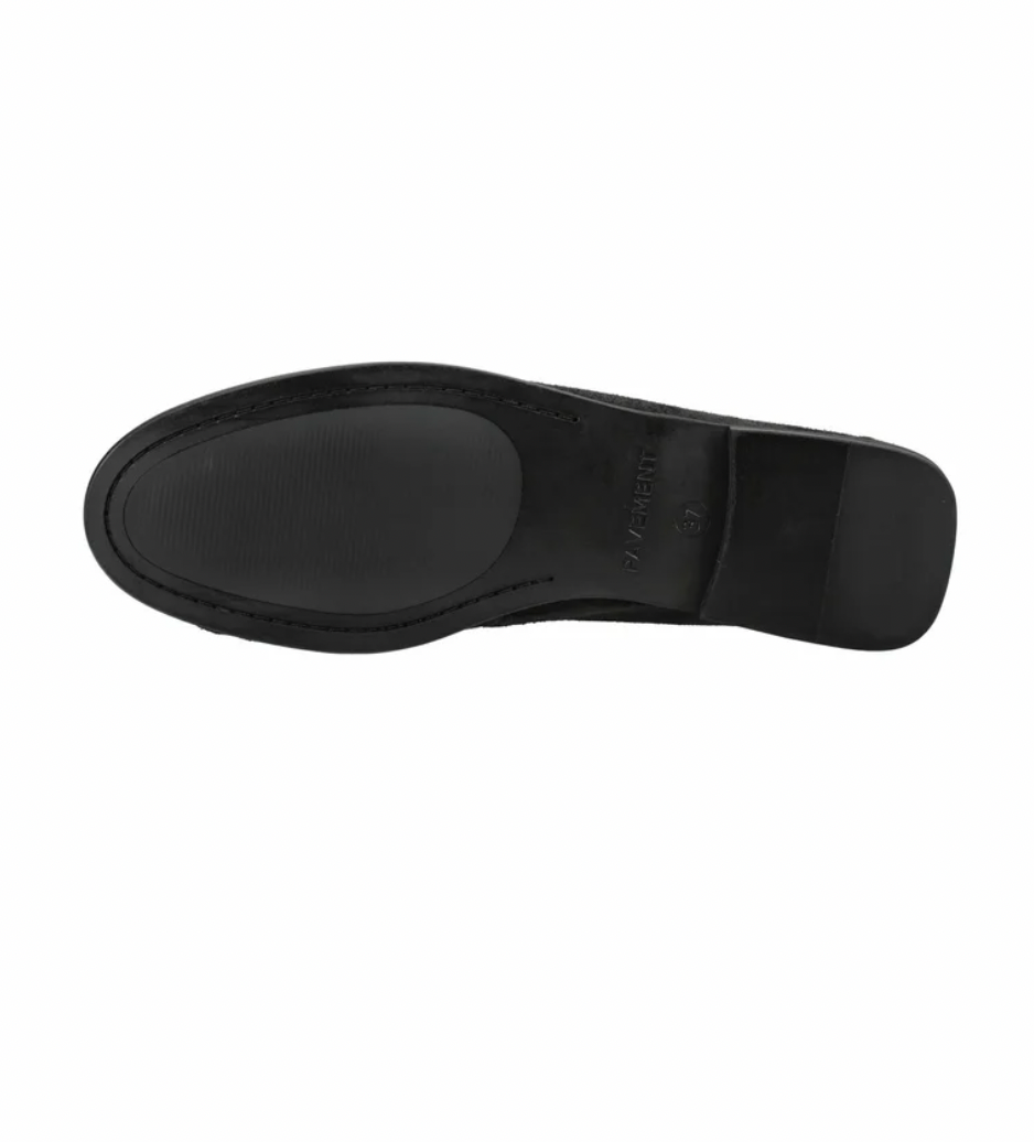 PAElmira suede loafers black suede