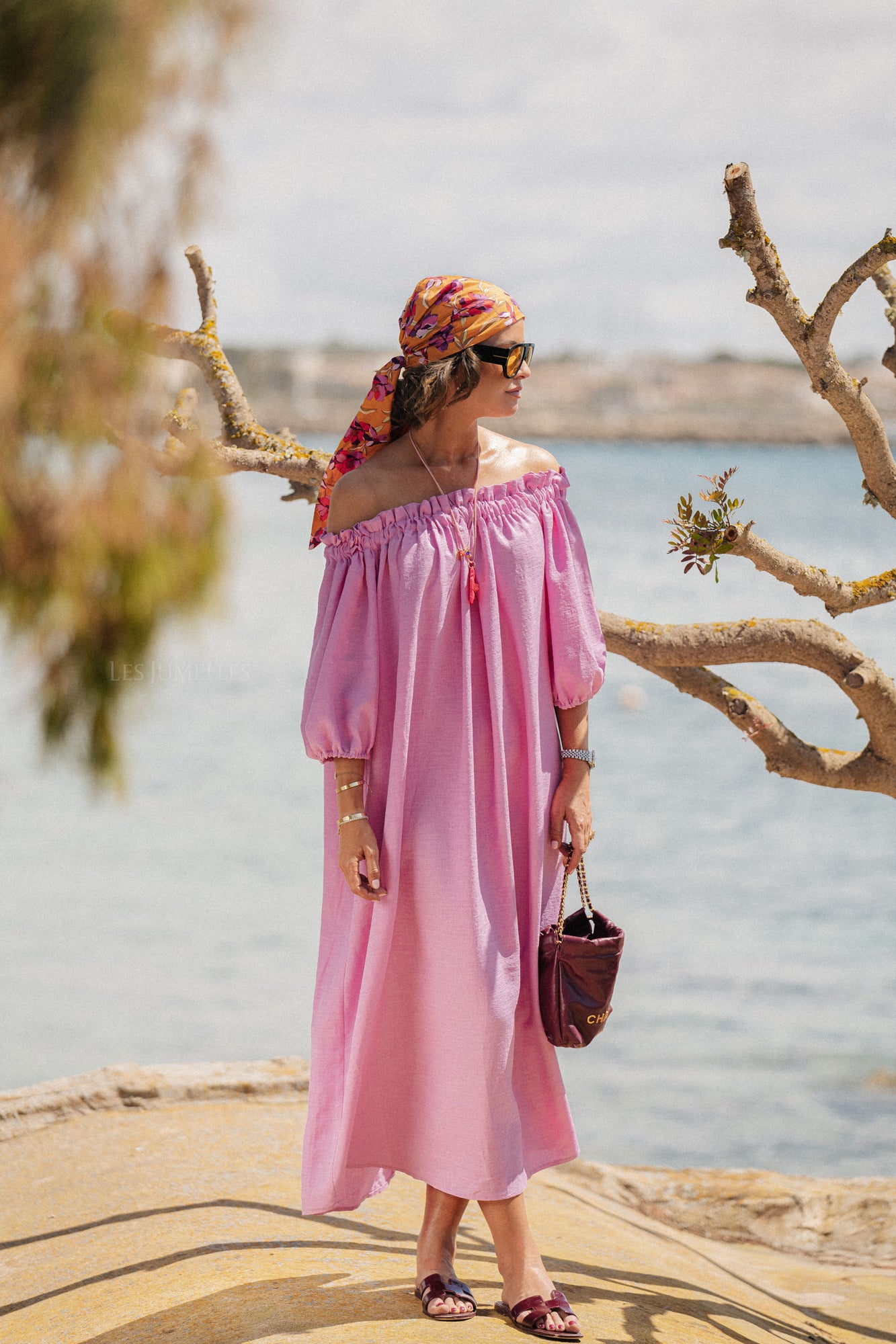 Tracy maxi dress orchid
