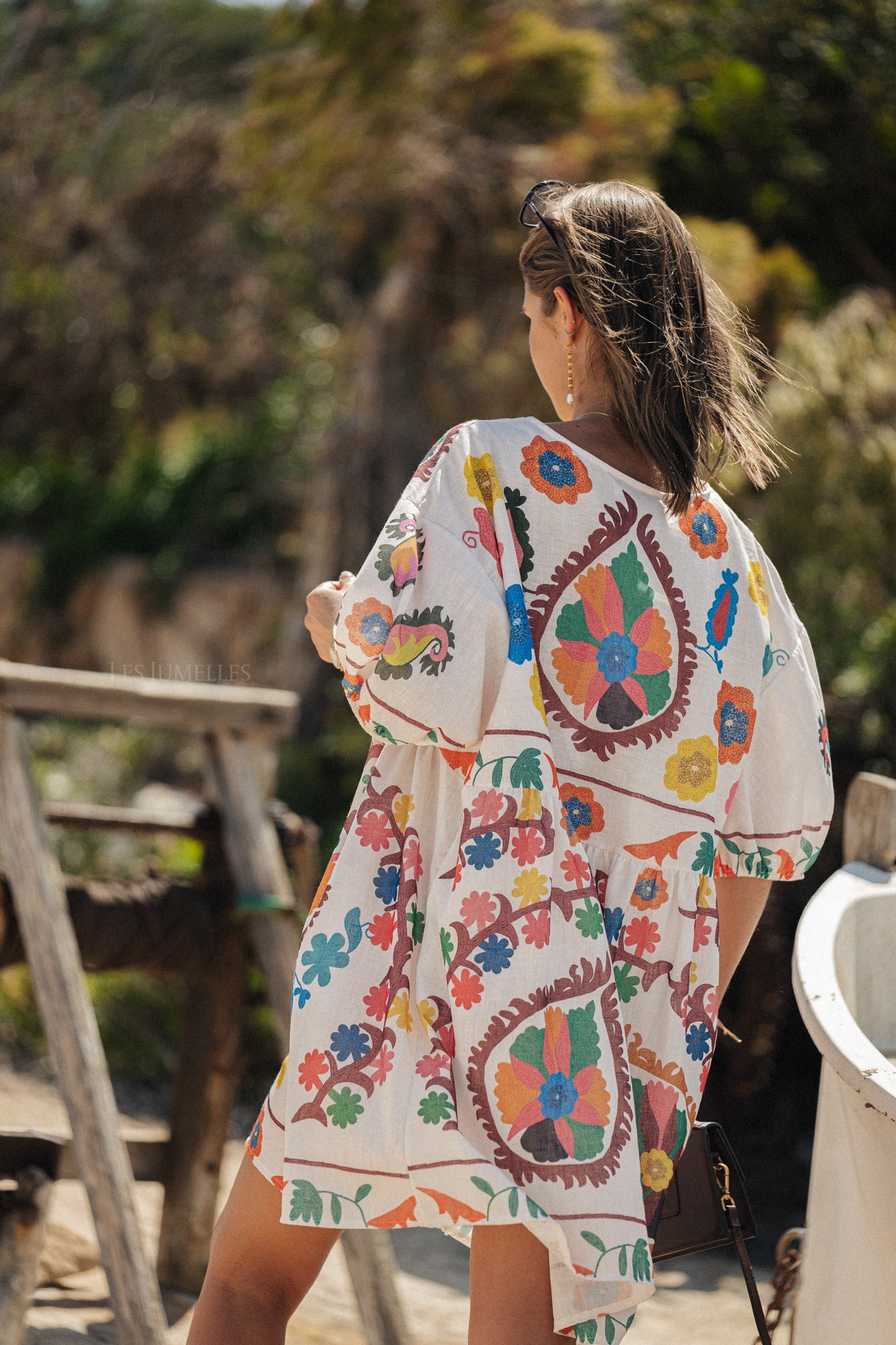 Robe imprimée Giulia multicolore