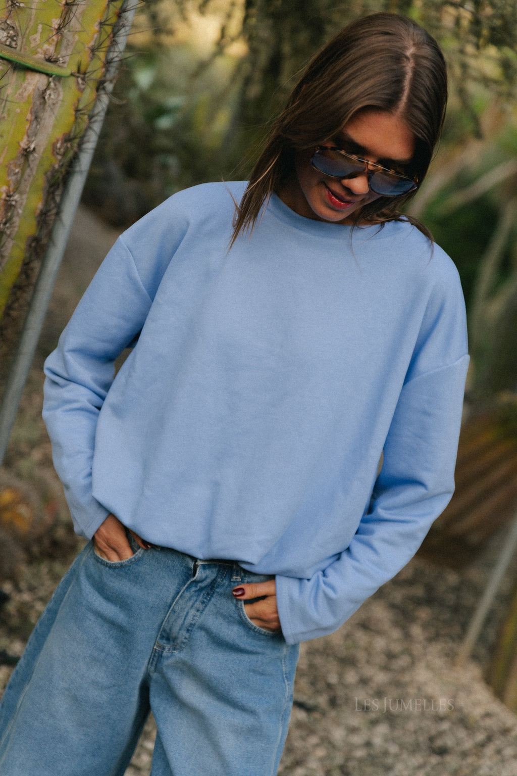 Syrah sweater sky blue