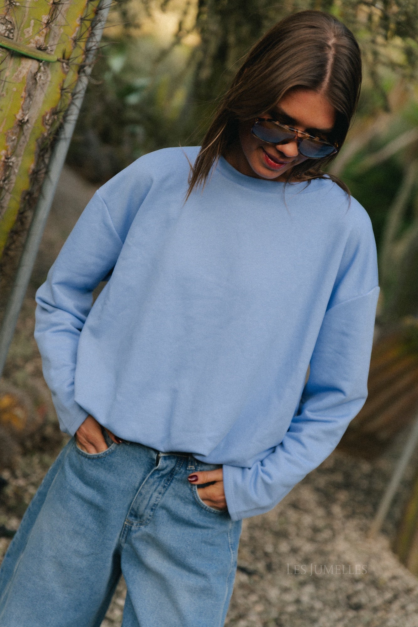 Syrah sweater sky blue