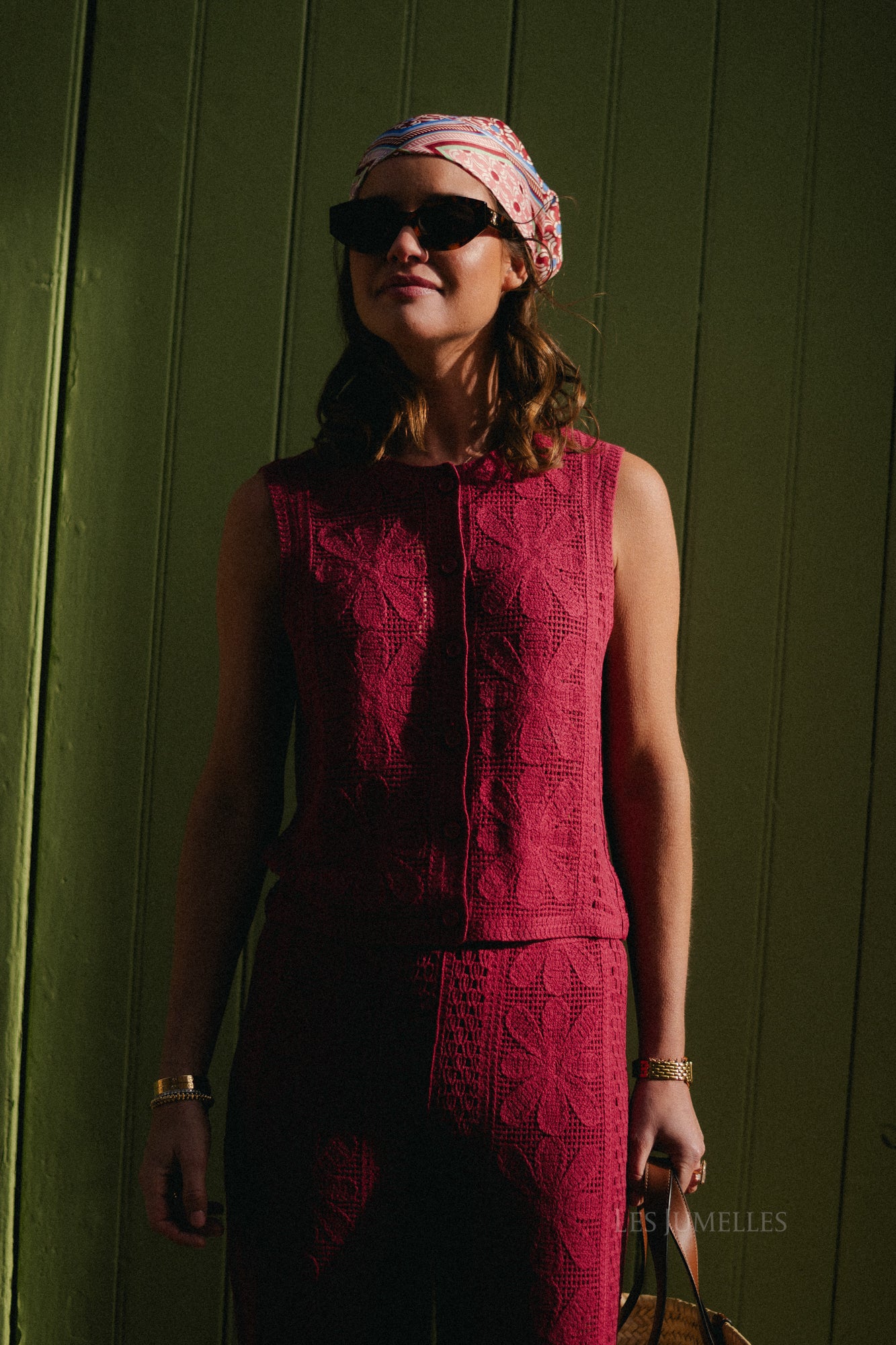 Haut en crochet Silvy mauvewood