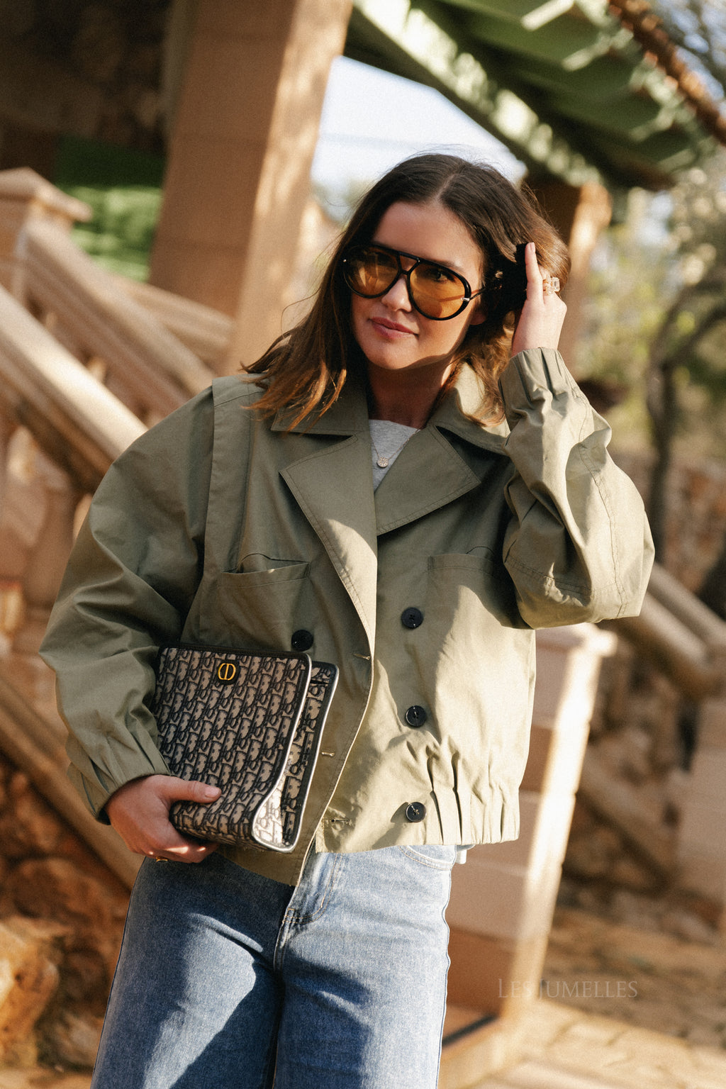 SLFSutton Casual Bomber Deep Lichen Green