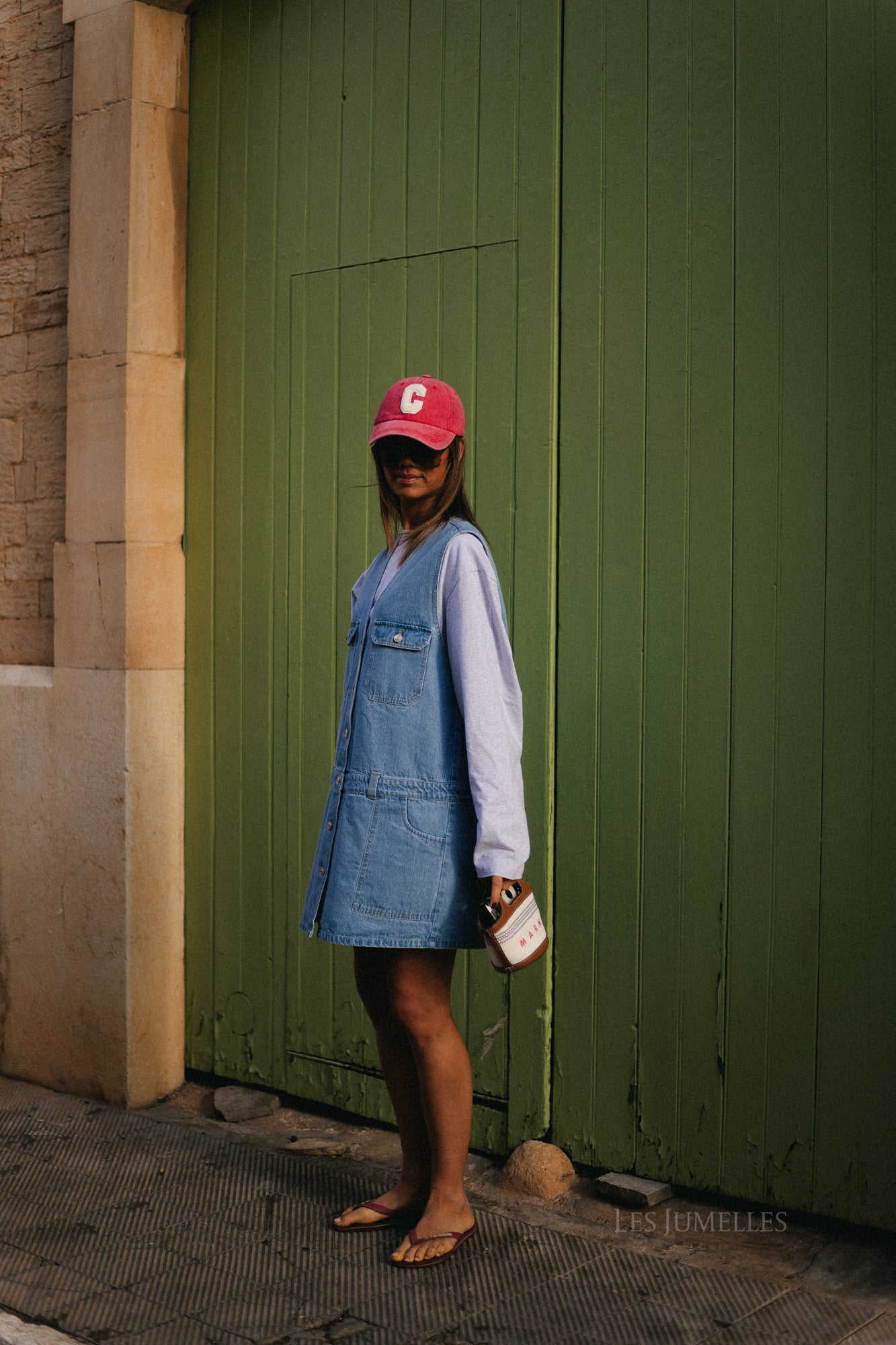 Robe en jean bleu Manon