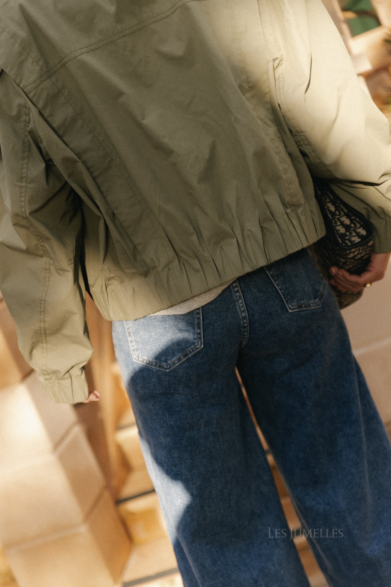 SLFSutton Casual Bomber Deep Lichen Green