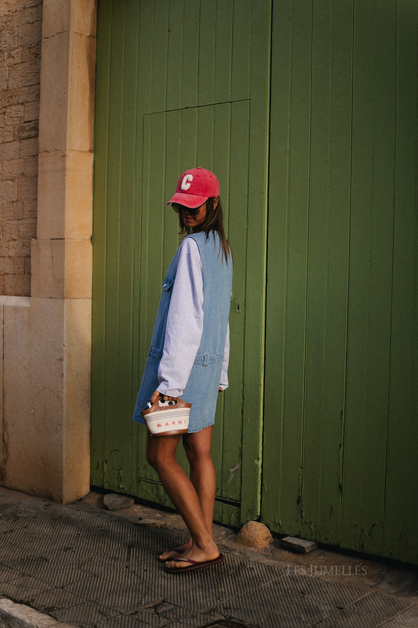 Robe en jean bleu Manon