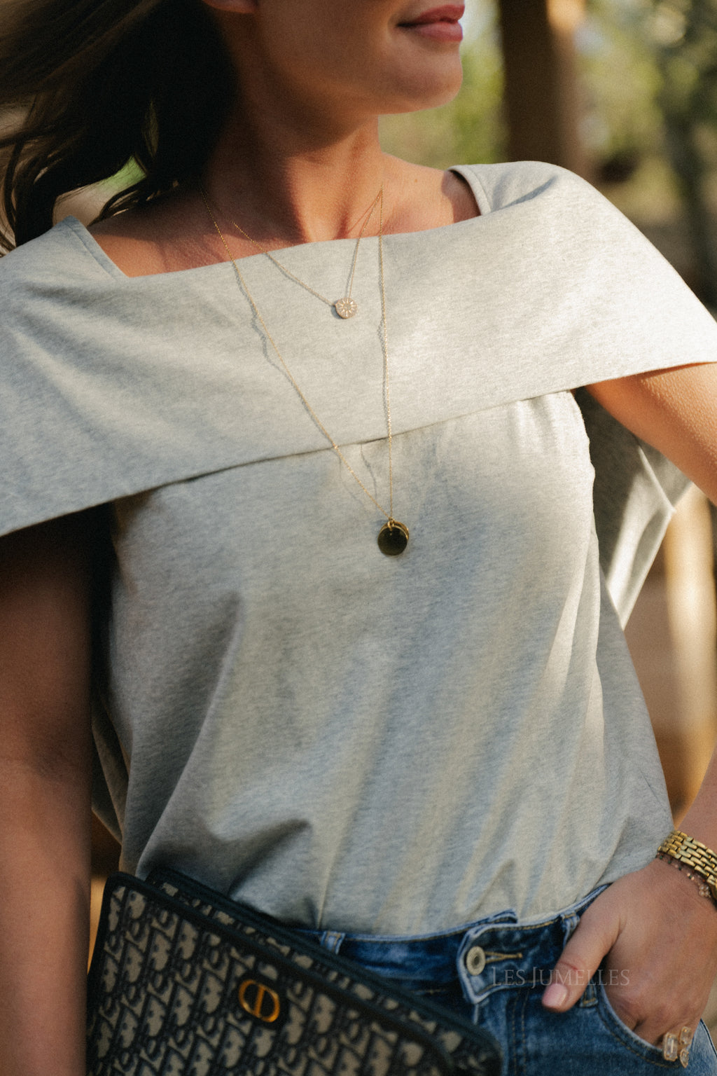 Noemie T-shirt grijs