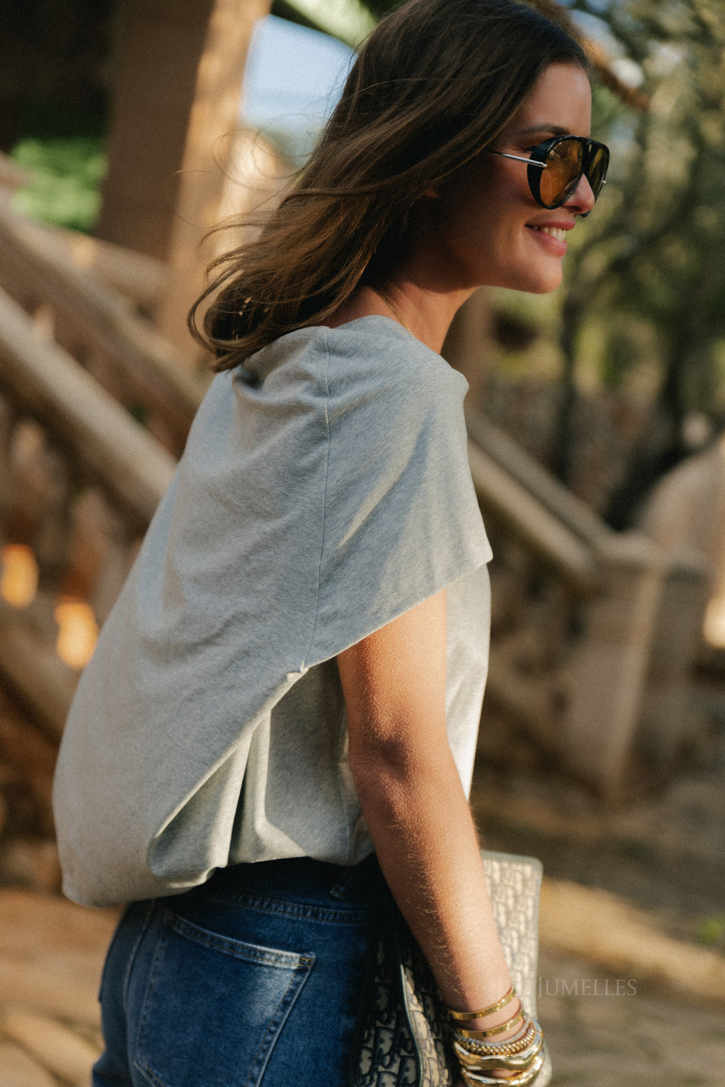 Noemie T-shirt grijs