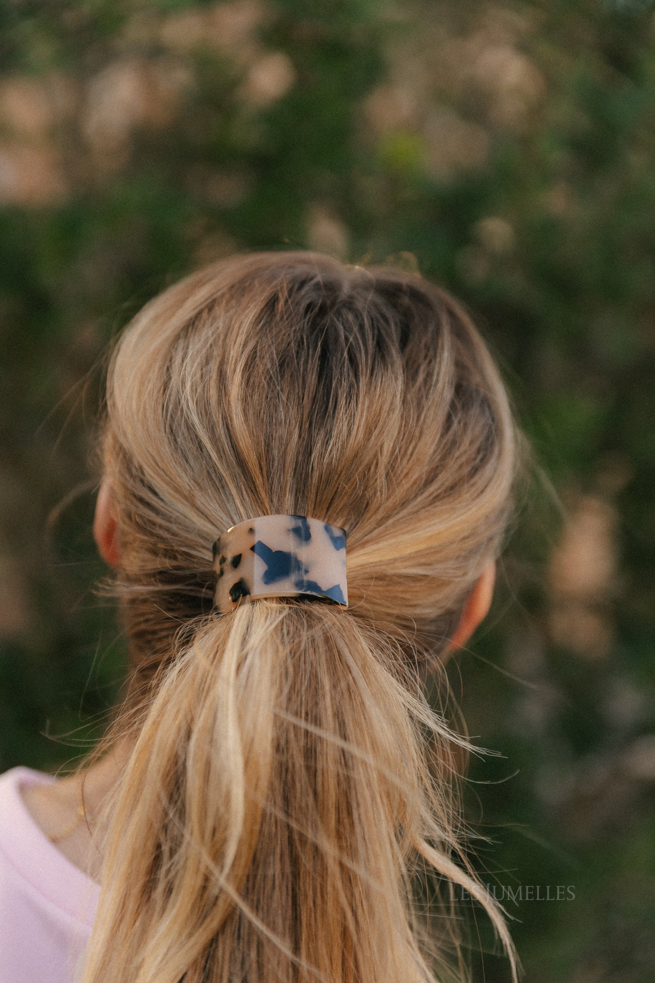 Tortoise Haarmanschette mit Elastik – Beige