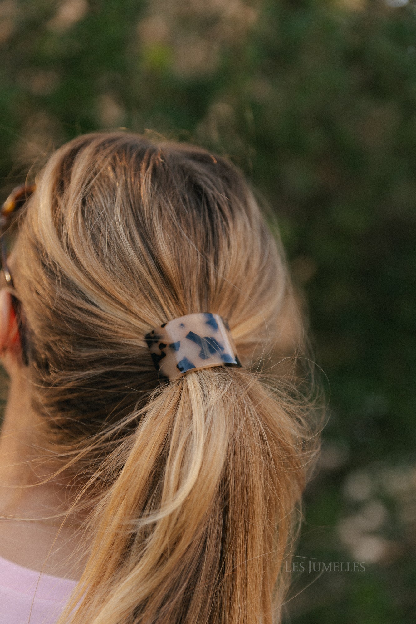 Tortoise Haarmanschette mit Elastik – Beige