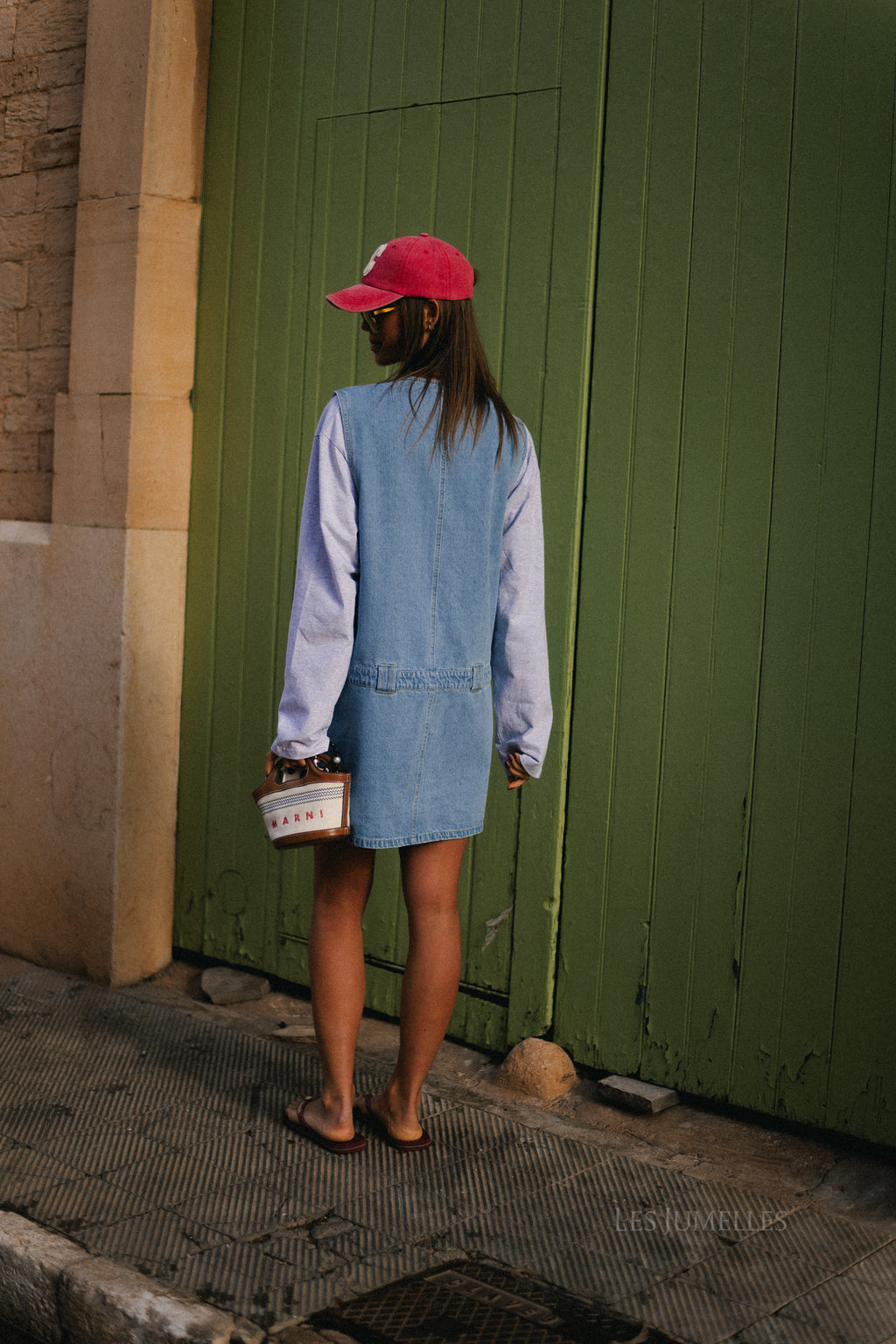 Manon denim jurk blauw