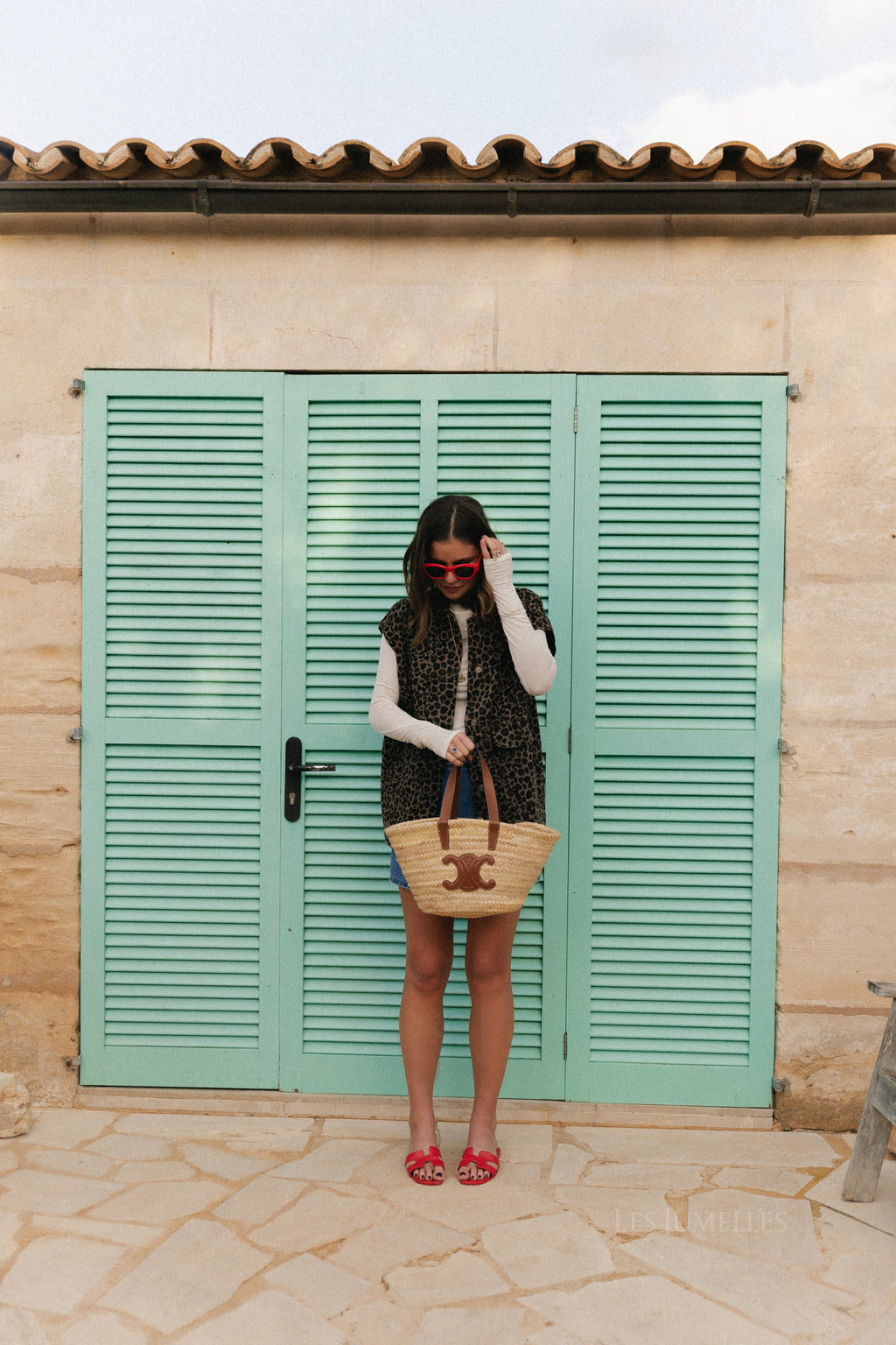 Lois veste sans manches léopard