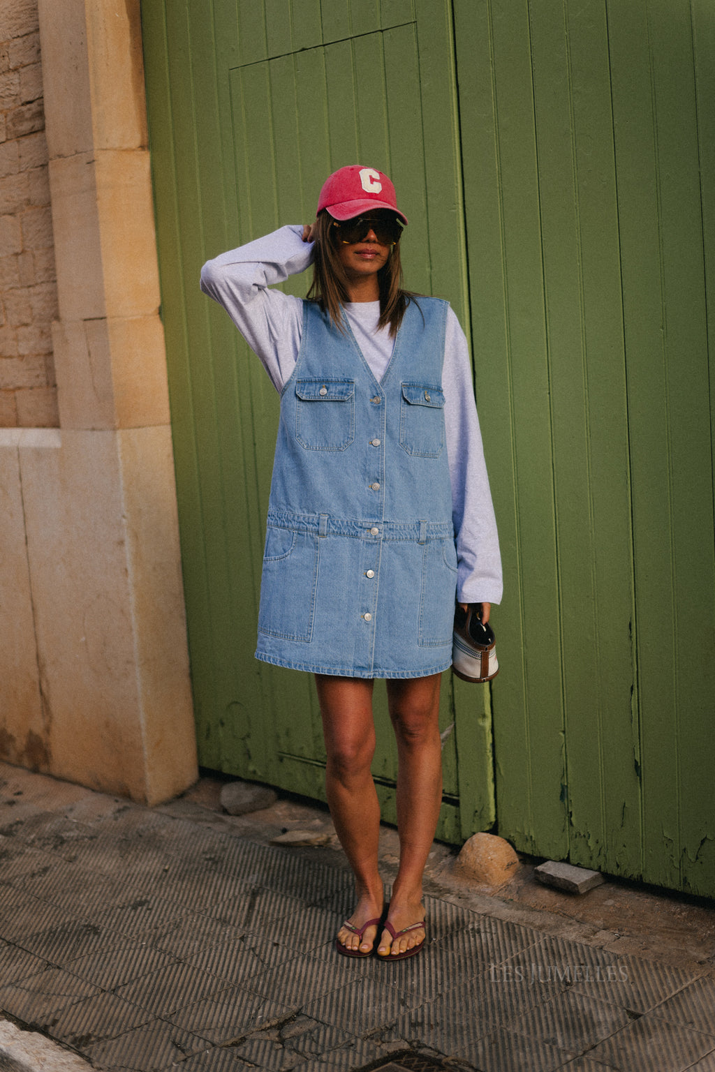 Manon denim jurk blauw