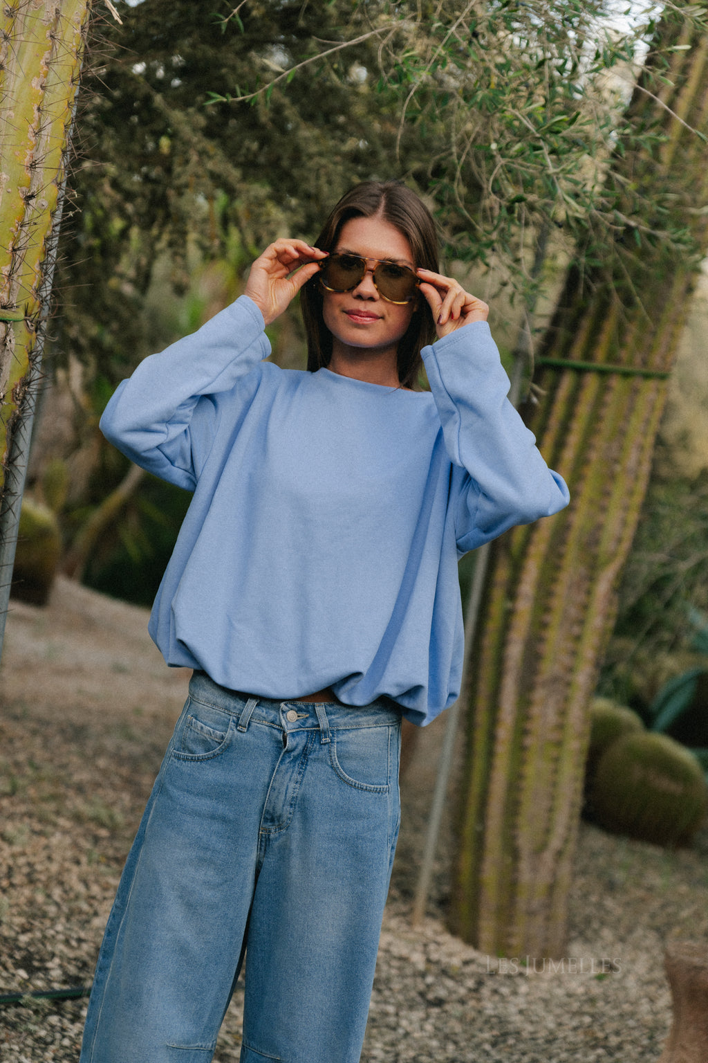 Syrah sweater sky blue