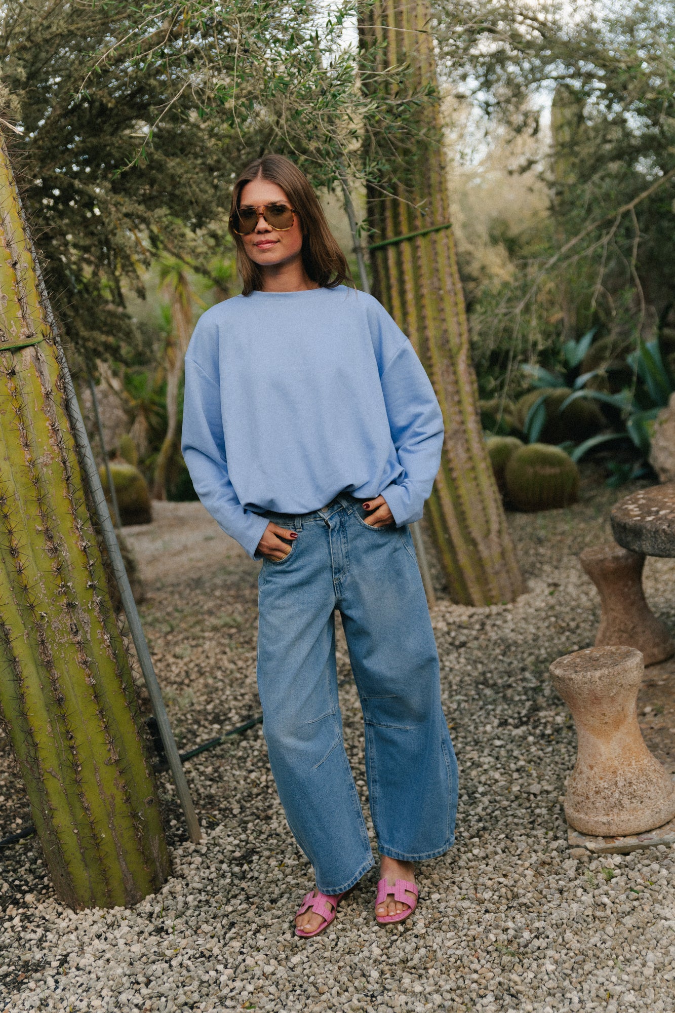 Syrah sweater sky blue