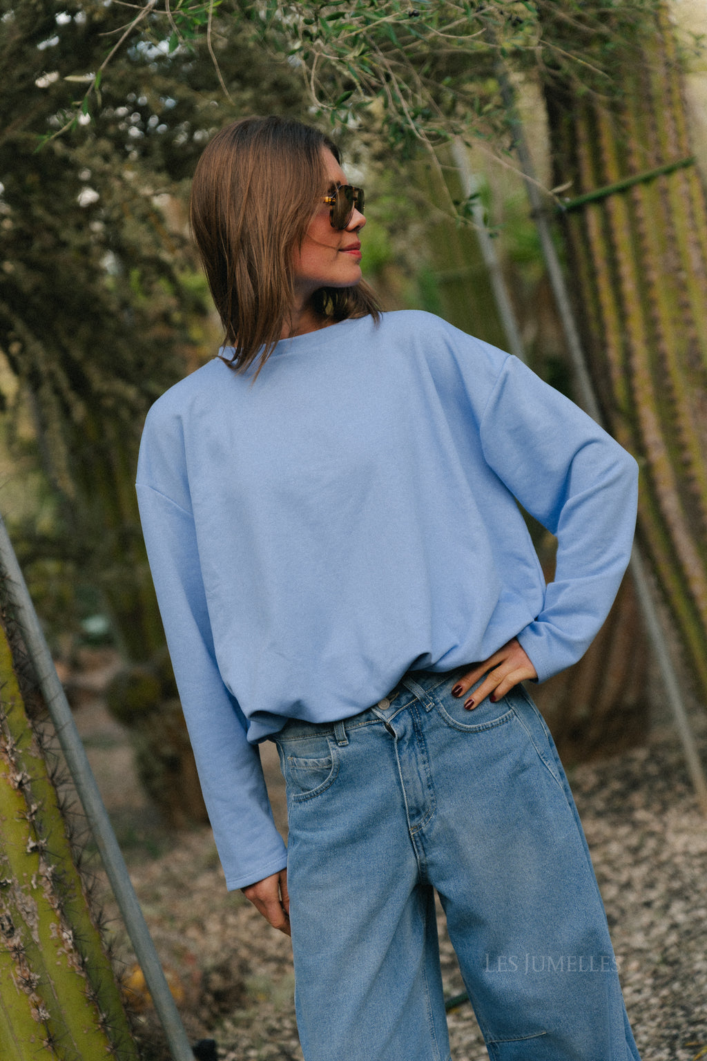 Syrah sweater sky blue