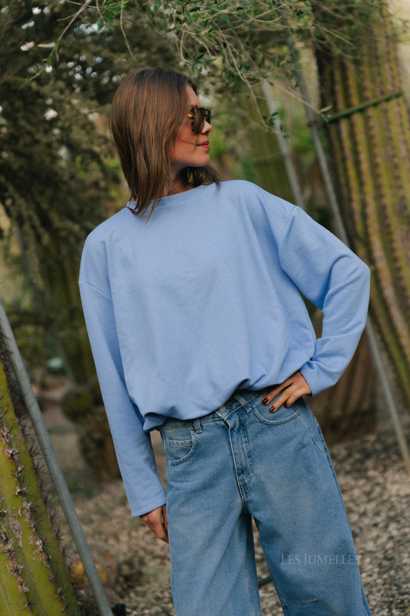 Syrah sweater sky blue