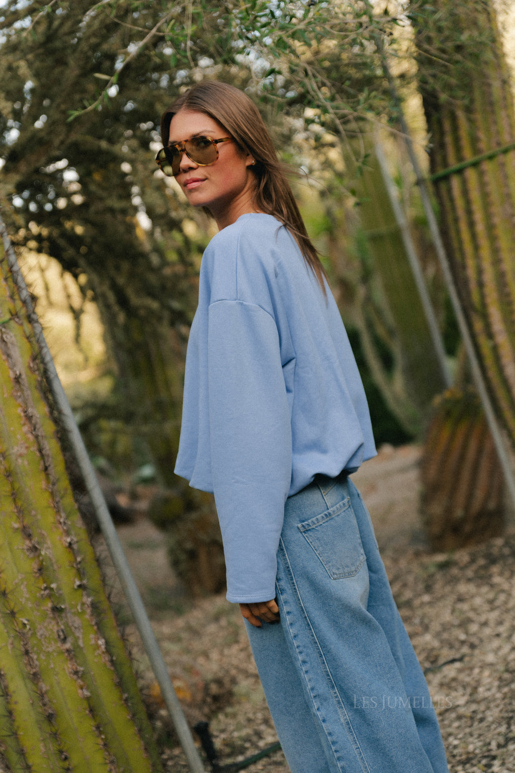 Syrah sweater sky blue