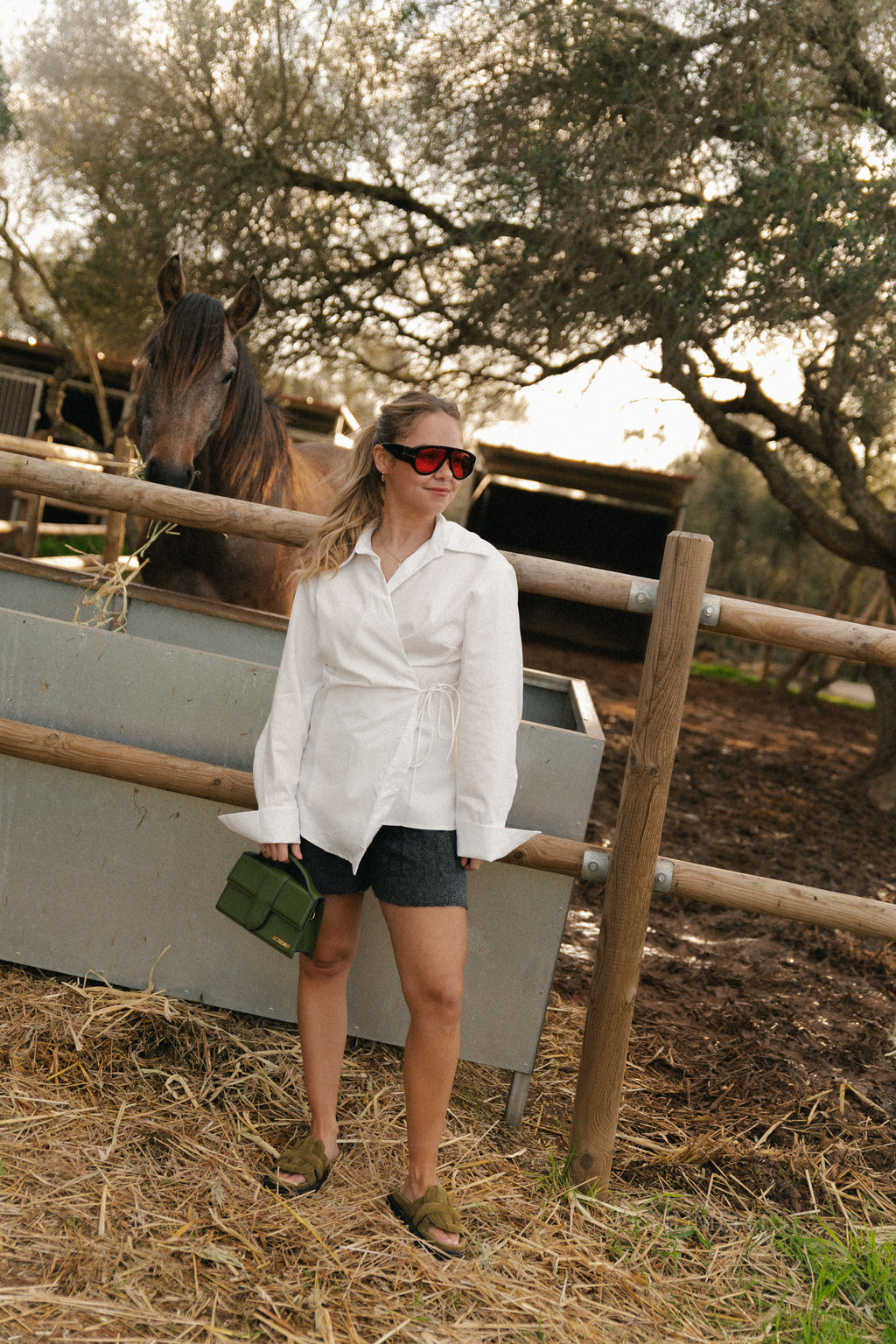 Daphne Wickelhemd Ecru