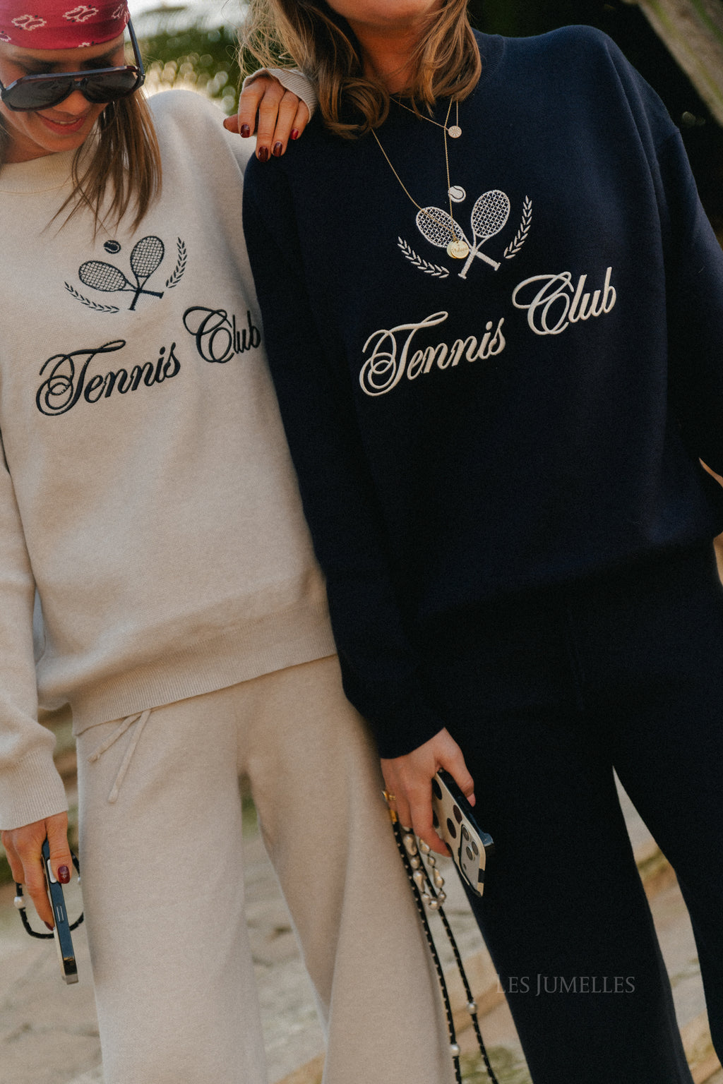 Tennis Club trui marineblauw