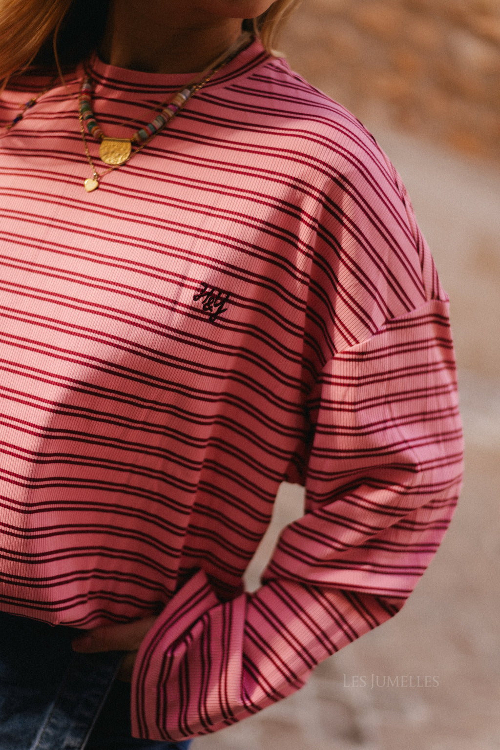 Tommy longsleeve vintage pink