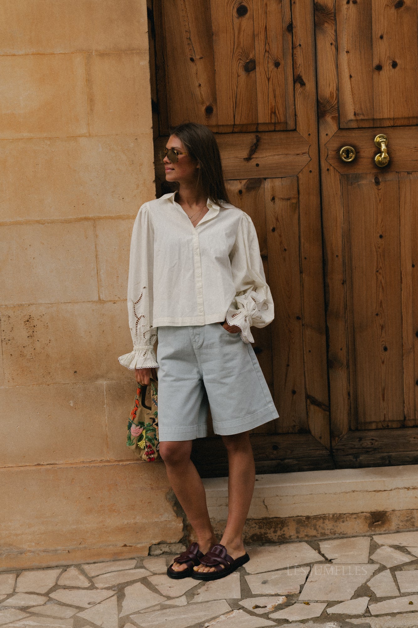 T-shirt à manches longues Emmi écru