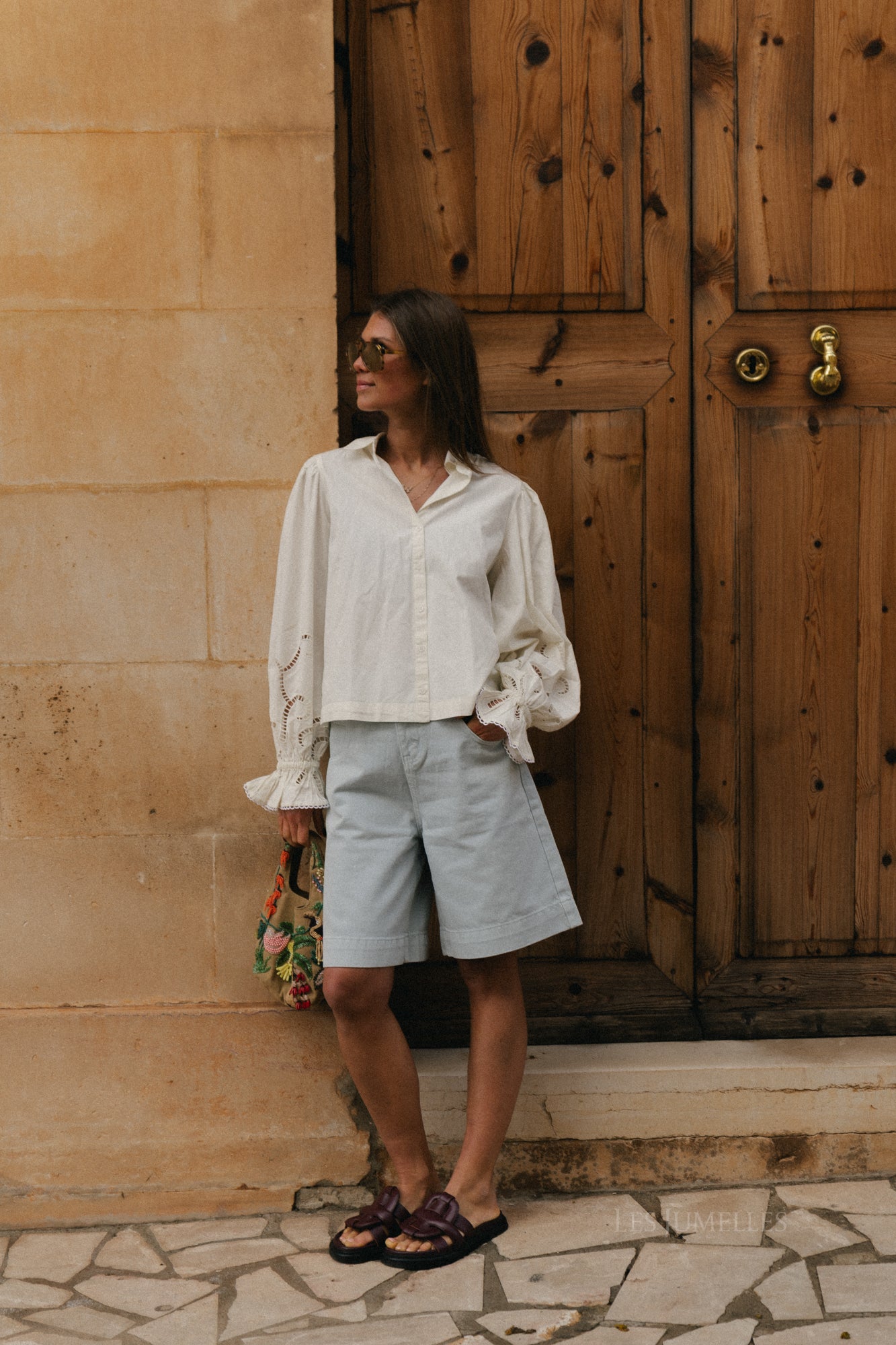 Emmeline bermuda pearl bue