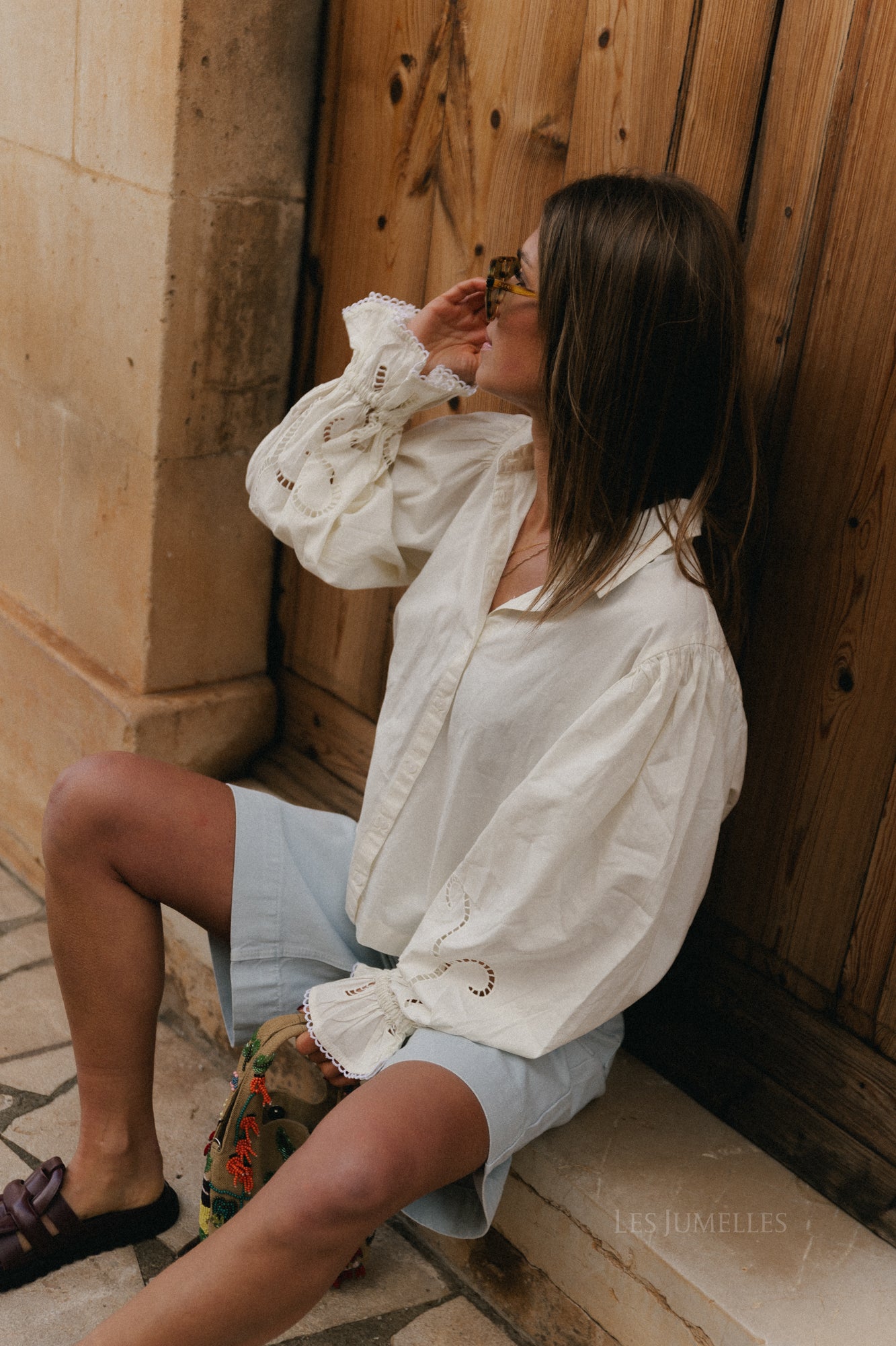 T-shirt à manches longues Emmi écru