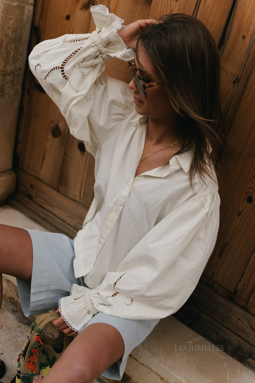 Emmi Langarmshirt Ecru