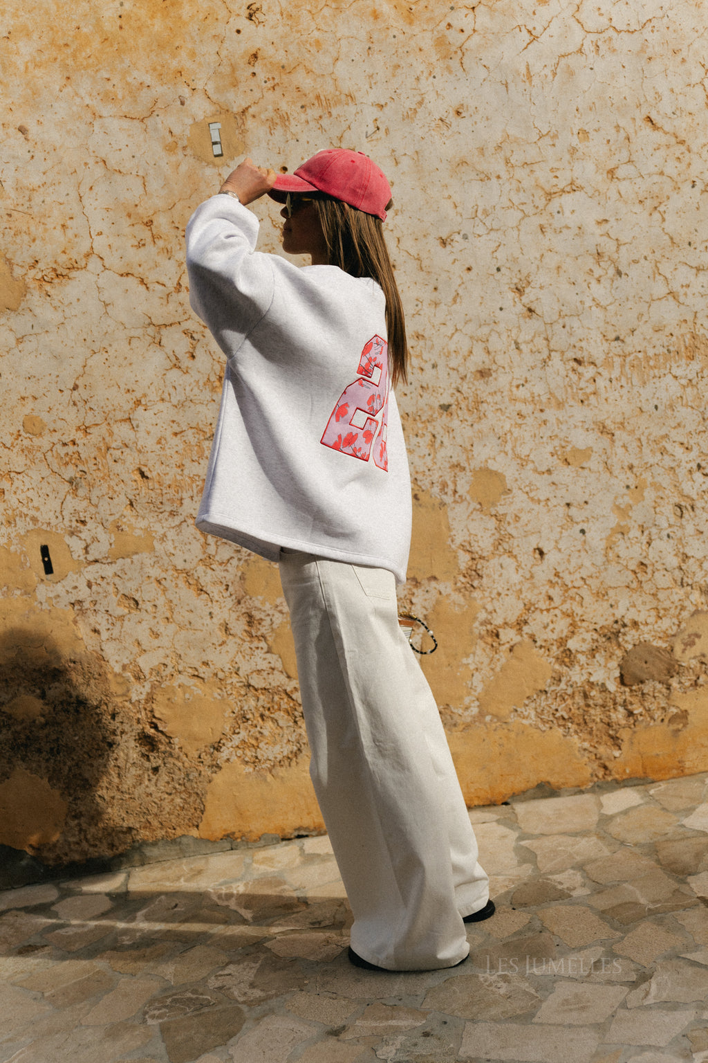 Yara jeans met wijde pijpen gebroken wit