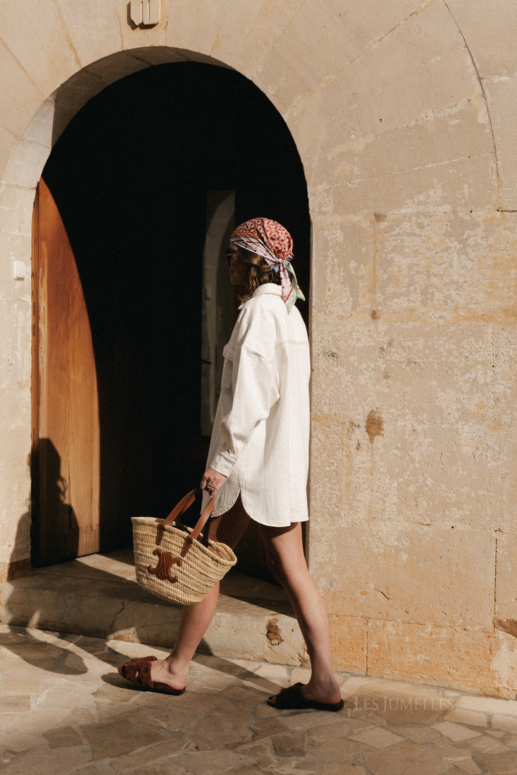 Milena denim shirt dress off white