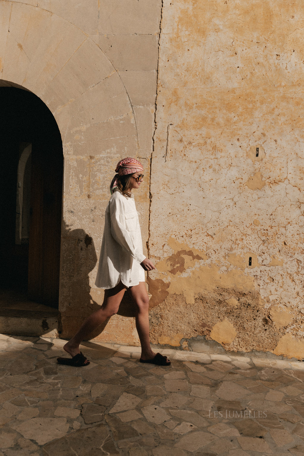 Milena denim shirt dress off white