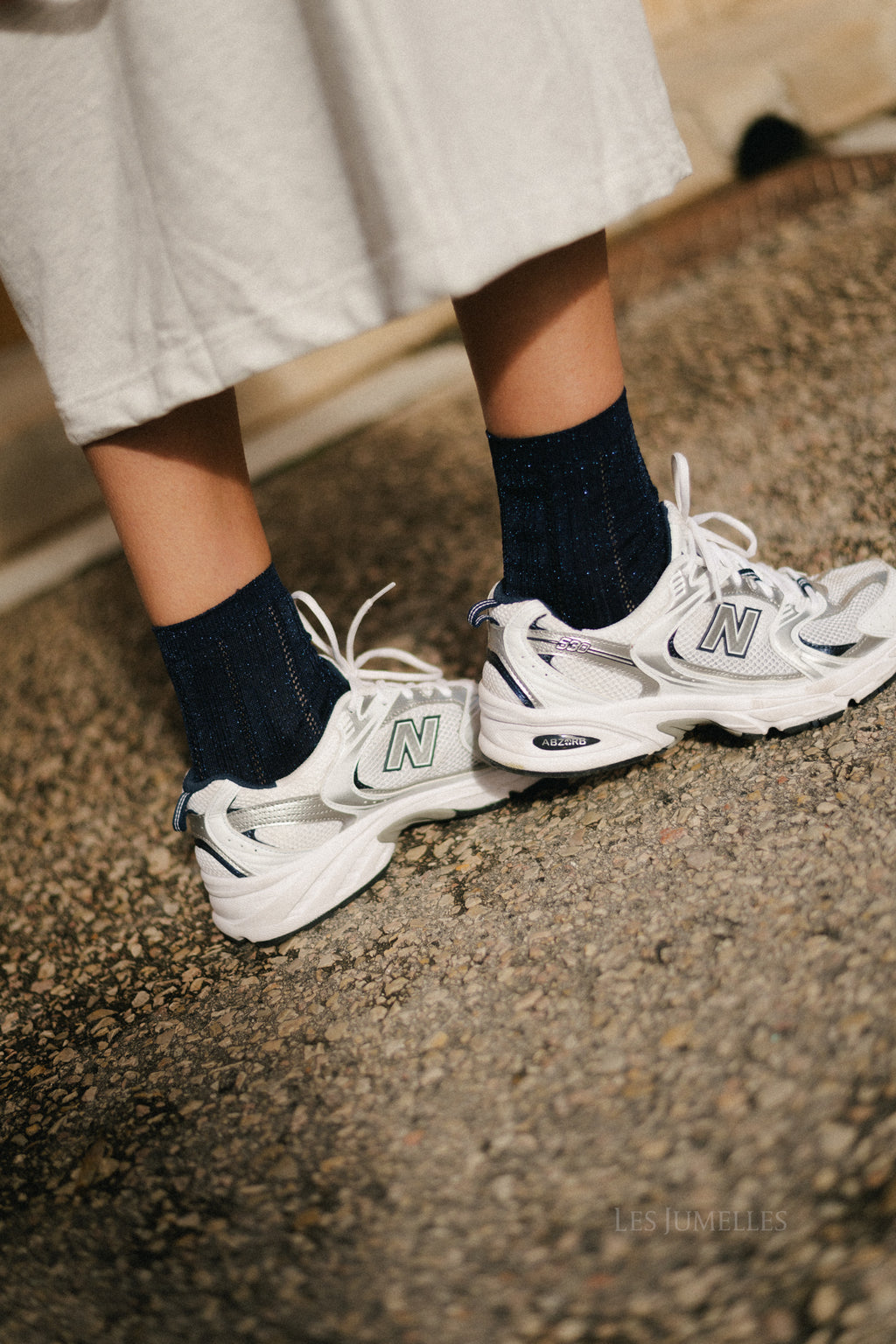 Glitter Drake sokken blauw