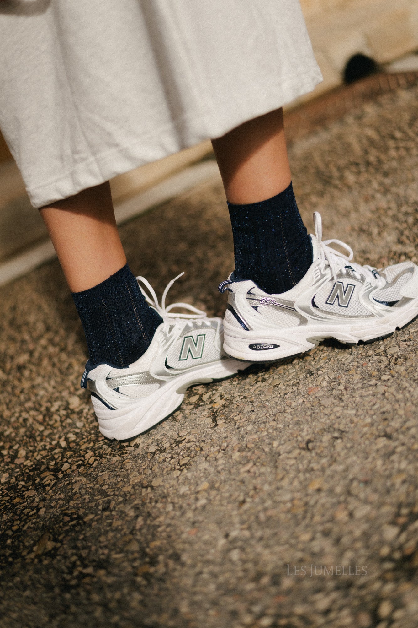 Glitter Drake sokken blauw