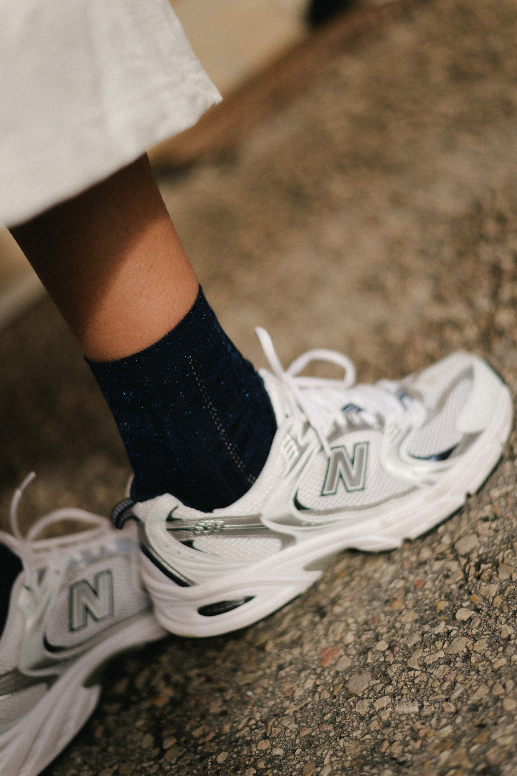 Glitter Drake sokken blauw