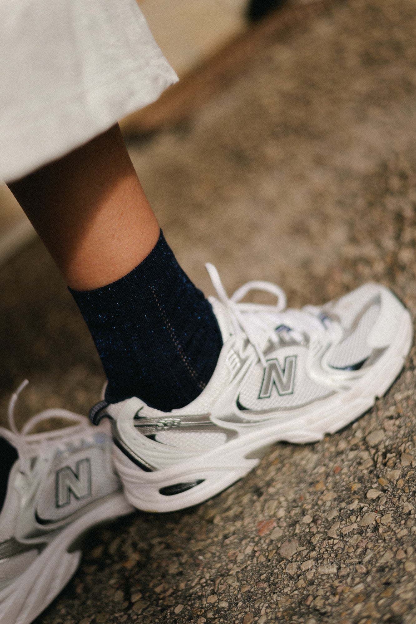 Glitter Drake sokken blauw