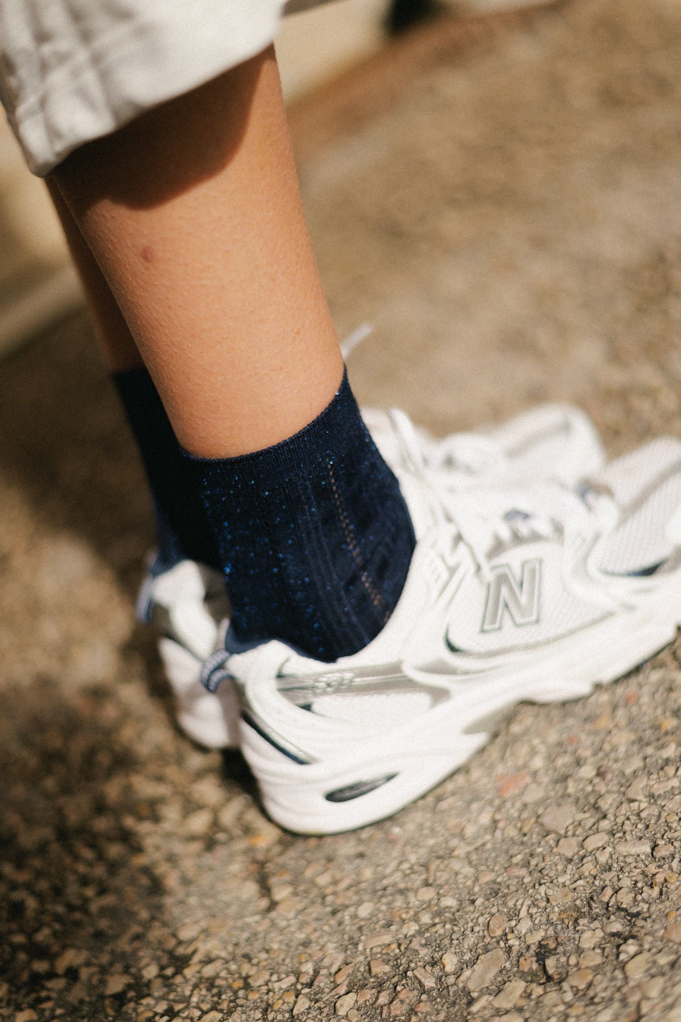 Glitter Drake sokken blauw