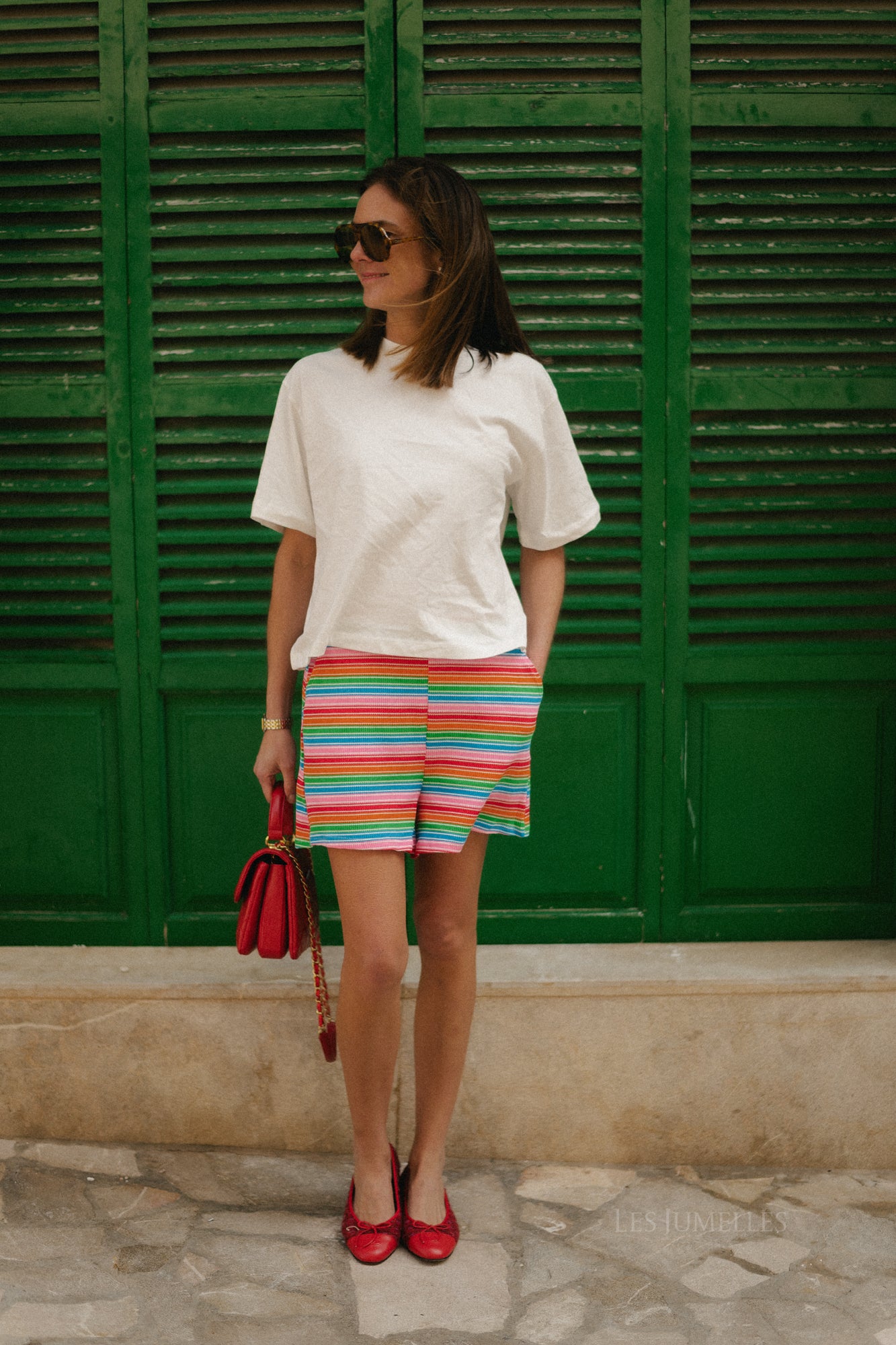 OBJGima SS T-shirt WIT